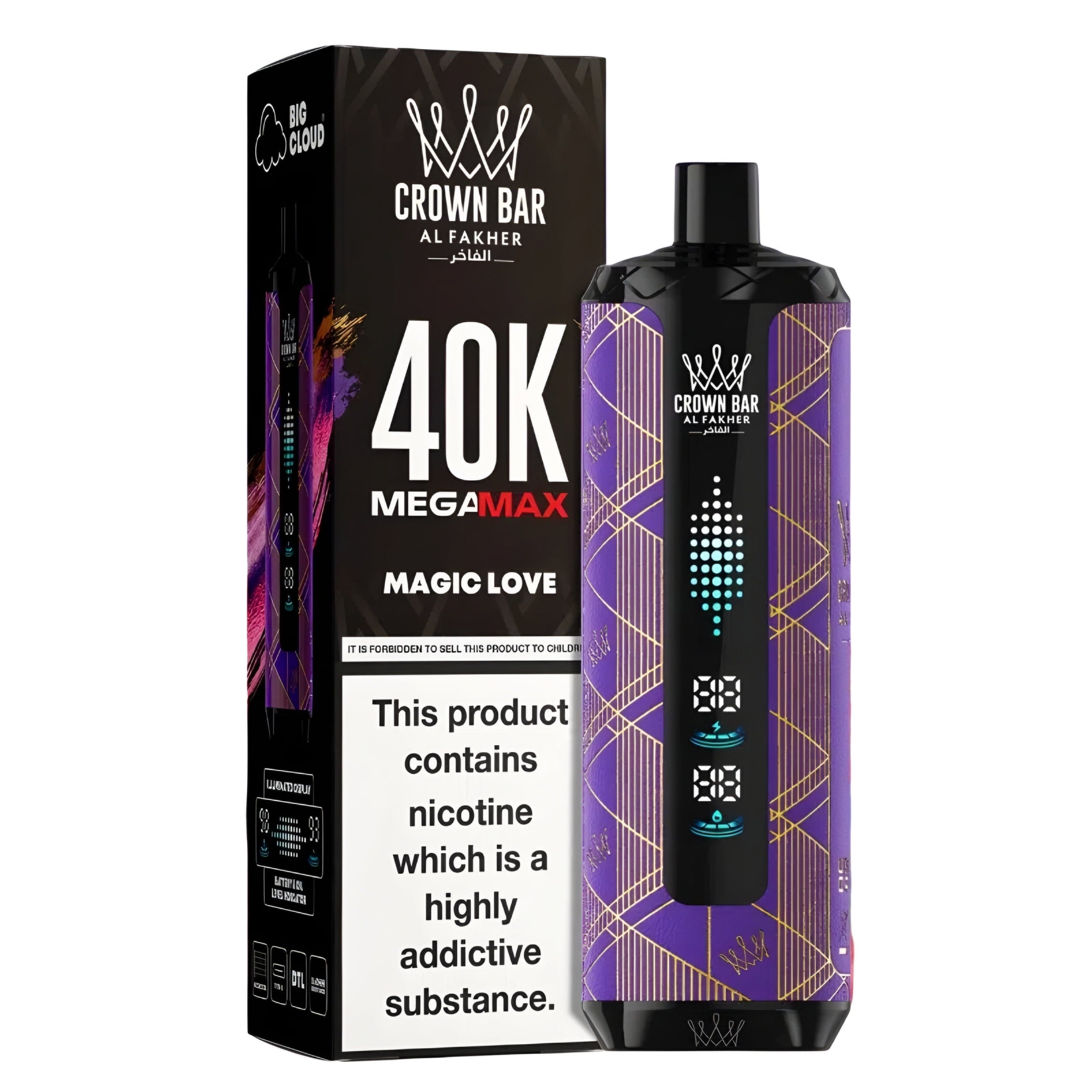 Crown bar al fakher magic love iced