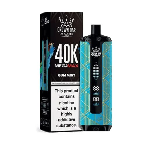 Crown bar al fakher 40k puff Gum mint