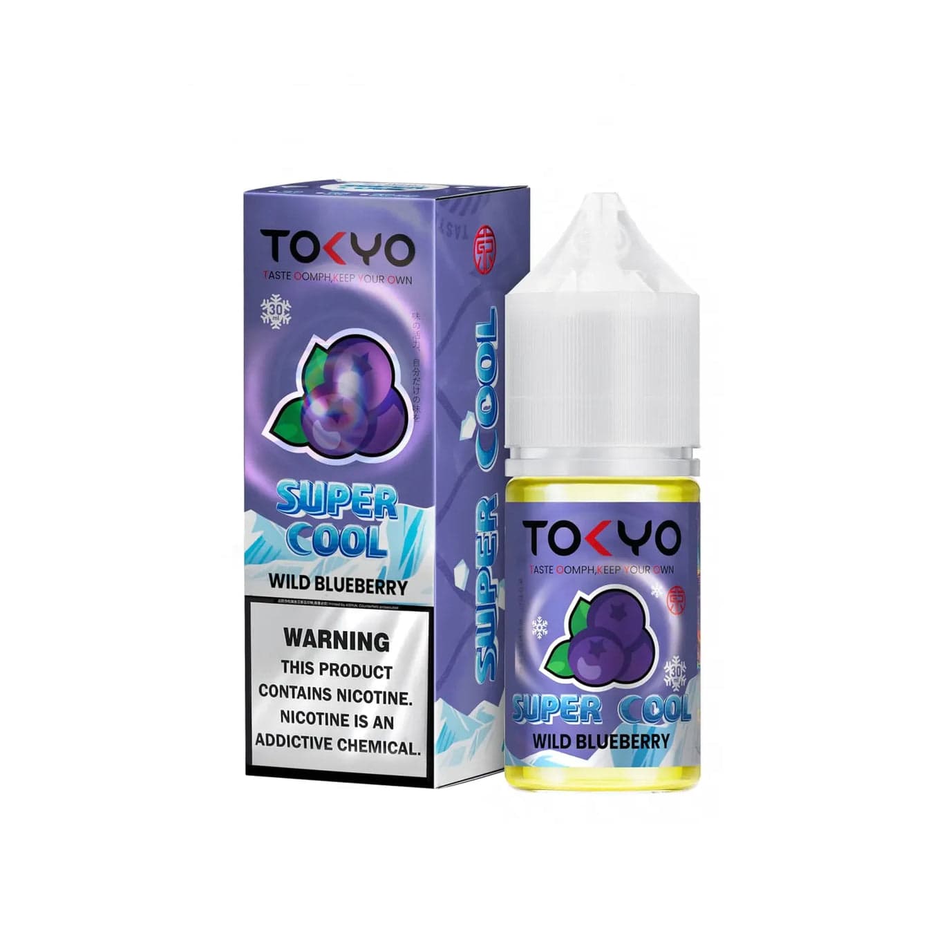 TOKYO SUPER COOL WILD BLUEBERRY ICE SALTNIC 30ML