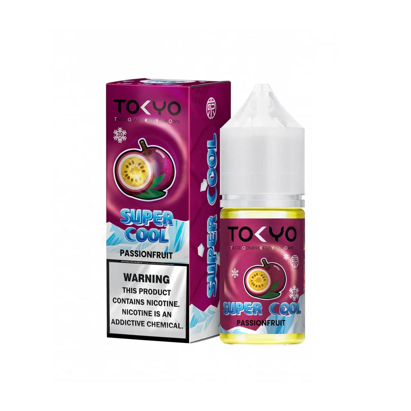 TOKYO SUPER COOL PASSION FRUIT ICE SALTNIC 30ML